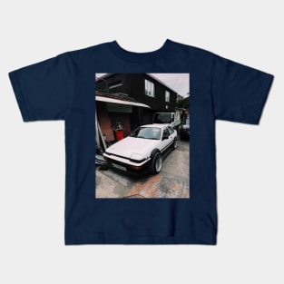 Eurobeat Intensifies AE86 Kansei Dorifto Initial D Car Kids T-Shirt